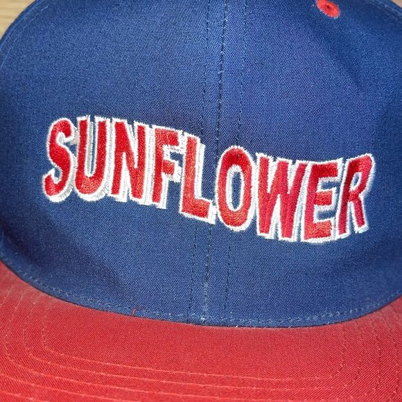 Vintage Sunflower Embroidered Snapback Hat Rare - Picture 3 of 12